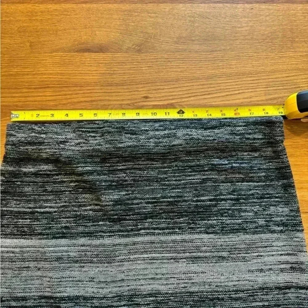 Loft - Black and gray 50% cotton elastic skirt - Size XL - Picture 3 of 6